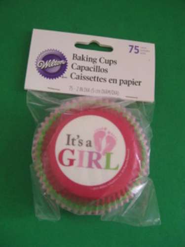 It's a Girl Cupcake Papers #2 - Click Image to Close